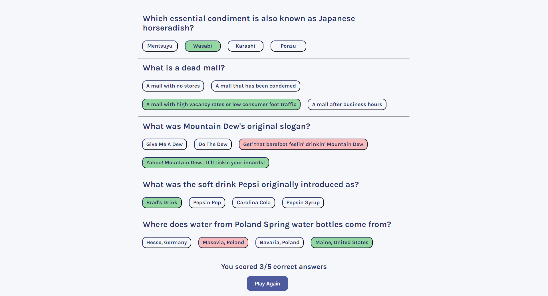 React API Quiz/Quizlet